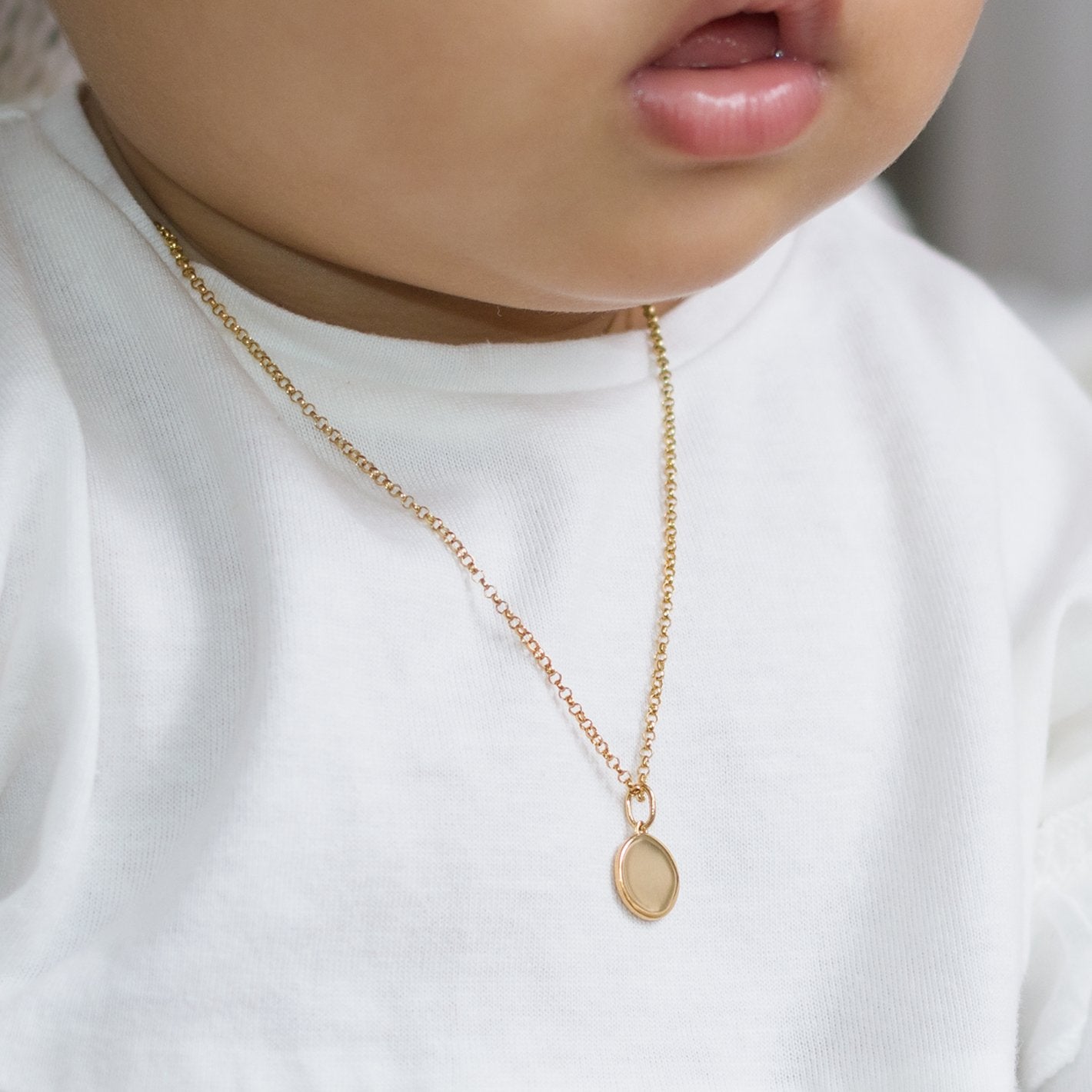 Baby Lateef Dhikr Disc Necklace